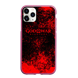 Чехол iPhone 11 Pro матовый God of war ragnar blood, цвет: 3D-малиновый