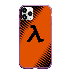 Чехол iPhone 11 Pro матовый Half life orange box, цвет: 3D-фиолетовый