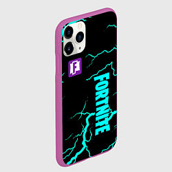 Чехол iPhone 11 Pro матовый Fortnite storm games, цвет: 3D-фиолетовый — фото 2