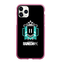 Чехол iPhone 11 Pro матовый Rainbow six ubisoft games, цвет: 3D-малиновый