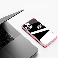 Чехол iPhone 11 Pro матовый PUBG online geometry, цвет: 3D-баблгам — фото 2