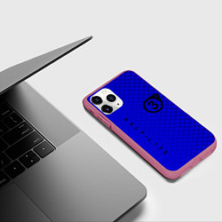 Чехол iPhone 11 Pro матовый Half life 3 logo games, цвет: 3D-малиновый — фото 2