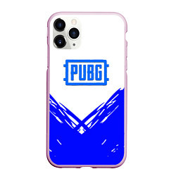 Чехол iPhone 11 Pro матовый PUBG синие краски