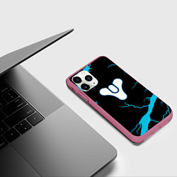 Чехол iPhone 11 Pro матовый Destiny storm, цвет: 3D-малиновый — фото 2