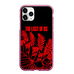 Чехол iPhone 11 Pro матовый The last of us tropic, цвет: 3D-малиновый