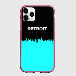 Чехол iPhone 11 Pro матовый Detroit become human rk800, цвет: 3D-малиновый