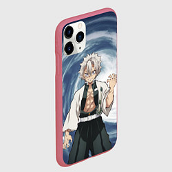 Чехол iPhone 11 Pro матовый Столп Ветра Санеми Шинадзугава, цвет: 3D-малиновый — фото 2