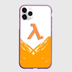 Чехол iPhone 11 Pro матовый Half life текстура