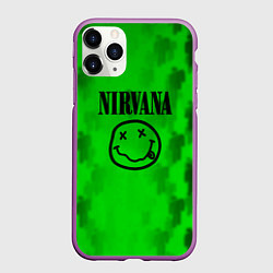 Чехол iPhone 11 Pro матовый Nirvana x Billie, цвет: 3D-фиолетовый