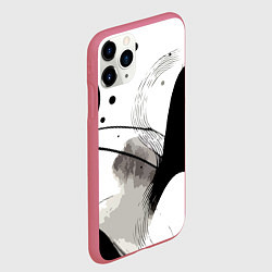 Чехол iPhone 11 Pro матовый Нейросеть создала пейзаж, цвет: 3D-малиновый — фото 2