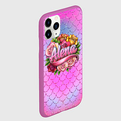 Чехол iPhone 11 Pro матовый Алена букет из роз, цвет: 3D-фиолетовый — фото 2