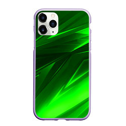 Чехол iPhone 11 Pro матовый Кислотные стрипсы неон, цвет: 3D-светло-сиреневый