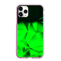 Чехол iPhone 11 Pro матовый Кислотная абстракция кубы, цвет: 3D-розовый