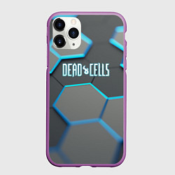 Чехол iPhone 11 Pro матовый Dead cells броня, цвет: 3D-фиолетовый
