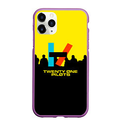 Чехол iPhone 11 Pro матовый Twenty one pilots rock steel, цвет: 3D-фиолетовый