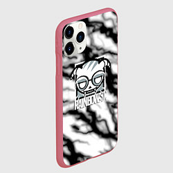 Чехол iPhone 11 Pro матовый Rainbow six storm black, цвет: 3D-малиновый — фото 2