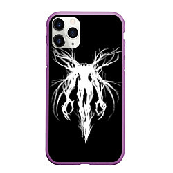 Чехол iPhone 11 Pro матовый Dark gothic angel, цвет: 3D-фиолетовый