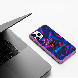 Чехол iPhone 11 Pro матовый Deadlock McGinnis, цвет: 3D-фиолетовый — фото 2