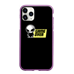 Чехол iPhone 11 Pro матовый Game over alien