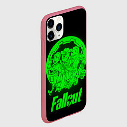 Чехол iPhone 11 Pro матовый Fallout - movie heroes, цвет: 3D-малиновый — фото 2