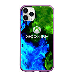 Чехол iPhone 11 Pro матовый Xbox битва огня