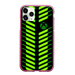 Чехол iPhone 11 Pro матовый Xbox green line