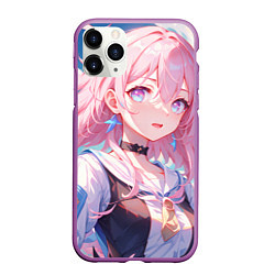 Чехол iPhone 11 Pro матовый Honkai Star Rail March 7th beauty