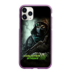 Чехол iPhone 11 Pro матовый Counter strike 2 спецназ