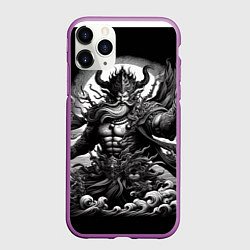 Чехол iPhone 11 Pro матовый Воин из легенд, цвет: 3D-фиолетовый