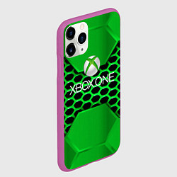 Чехол iPhone 11 Pro матовый Xbox metal game, цвет: 3D-фиолетовый — фото 2