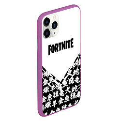 Чехол iPhone 11 Pro матовый Fortnite japan game, цвет: 3D-фиолетовый — фото 2