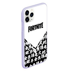 Чехол iPhone 11 Pro матовый Fortnite japan game, цвет: 3D-светло-сиреневый — фото 2