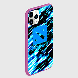 Чехол iPhone 11 Pro матовый DOTA холодные краски, цвет: 3D-фиолетовый — фото 2