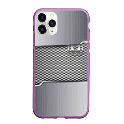 Чехол iPhone 11 Pro матовый Honda metal steel, цвет: 3D-фиолетовый