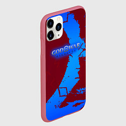 Чехол iPhone 11 Pro матовый Война богов Рагнарёк, цвет: 3D-малиновый — фото 2