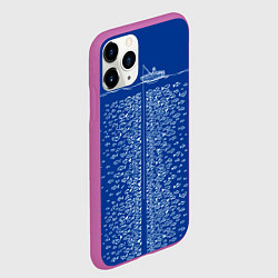 Чехол iPhone 11 Pro матовый Не удачная рыбалка, цвет: 3D-фиолетовый — фото 2