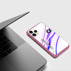 Чехол iPhone 11 Pro матовый BMW спортивный стиль, цвет: 3D-малиновый — фото 2