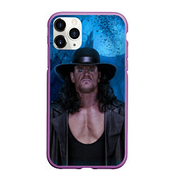 Чехол iPhone 11 Pro матовый Undertaker, цвет: 3D-фиолетовый