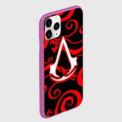 Чехол iPhone 11 Pro матовый Assassins Creed Shadows, цвет: 3D-фиолетовый — фото 2