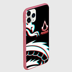 Чехол iPhone 11 Pro матовый Assassins Creed Shadows game, цвет: 3D-малиновый — фото 2