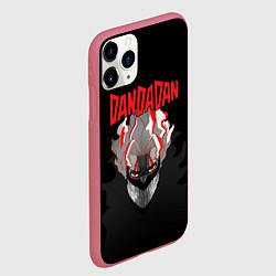 Чехол iPhone 11 Pro матовый Дандадан: Кэн, цвет: 3D-малиновый — фото 2