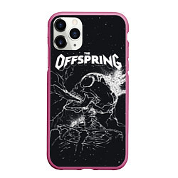 Чехол iPhone 11 Pro матовый The offspring Supercharged, цвет: 3D-малиновый