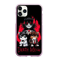 Чехол iPhone 11 Pro матовый Death meow cats