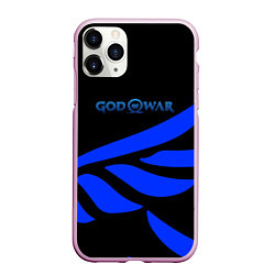 Чехол iPhone 11 Pro матовый God of War крылья богов, цвет: 3D-розовый