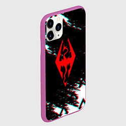 Чехол iPhone 11 Pro матовый The Elder Scrolls Online glitch, цвет: 3D-фиолетовый — фото 2