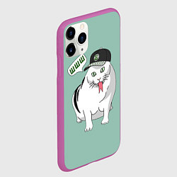Чехол iPhone 11 Pro матовый Котозмей, цвет: 3D-фиолетовый — фото 2