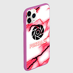 Чехол iPhone 11 Pro матовый Portal storm, цвет: 3D-фиолетовый — фото 2