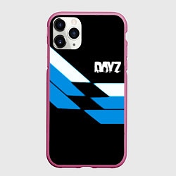 Чехол iPhone 11 Pro матовый Dayz geometry steel, цвет: 3D-малиновый