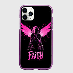 Чехол iPhone 11 Pro матовый Jinx faith - Arcane, цвет: 3D-фиолетовый