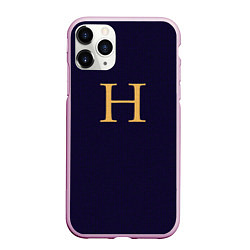 Чехол iPhone 11 Pro матовый Weasley jumper letter H, цвет: 3D-розовый